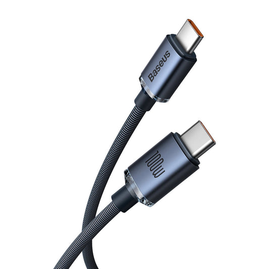 USB C Kabel 100W Schnellladekabel USB C auf USB C 1,2 m Baseus - MIZO.at