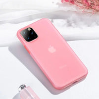 iPhone 11 Pro Case | Jelly Liquid Silica Gel (Transparent Red) - MIZO.at