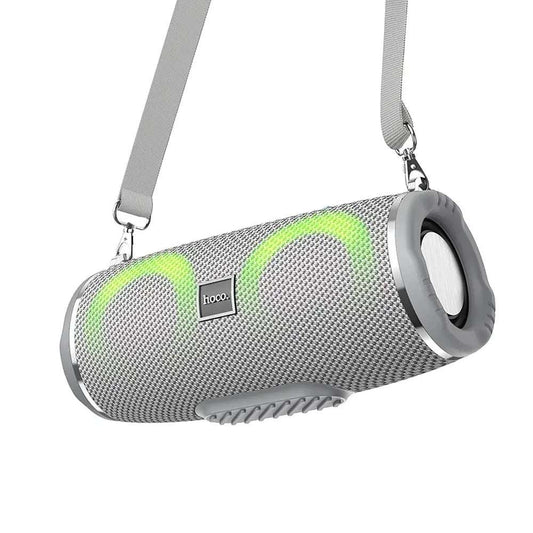 HOCO HC12 Bluetooth Lautsprecher Grau – Kabellos, Kompakt & 6h Akku - MIZO.at