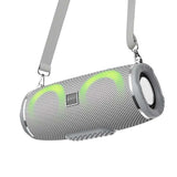 HOCO HC12 Bluetooth Lautsprecher Grau – Kabellos, Kompakt & 6h Akku - MIZO.at