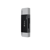 Devia EL240 2-in-1 Card Reader USB/USB-C 3.0 – Black - MIZO.at