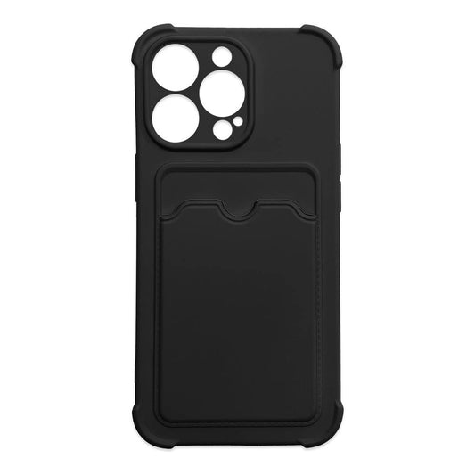 iPhone 12 Pro Max Card Wallet Schwarz – Airbag Armor Case - MIZO.at