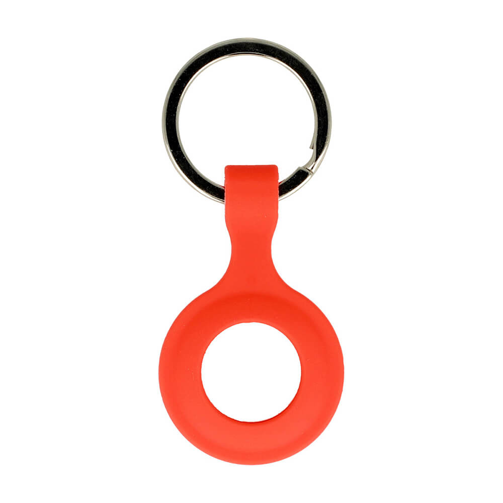 AirTag Keychain Silicone Orange | Secure & Durable Holder - MIZO.at
