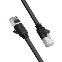 Ugreen 1m Cat 6 Ethernet Cable | 1Gbps, Flat Design, Black - MIZO.at