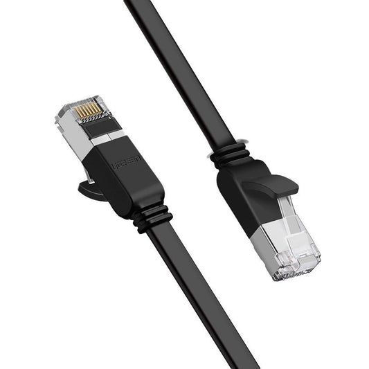 Ugreen Cat 6 Ethernet Kabel 1 m Flach – 1 Gbps Schwarz - MIZO.at