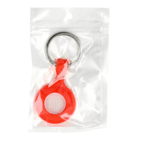 AirTag Keychain Silicone Orange | Secure & Durable Holder - MIZO.at
