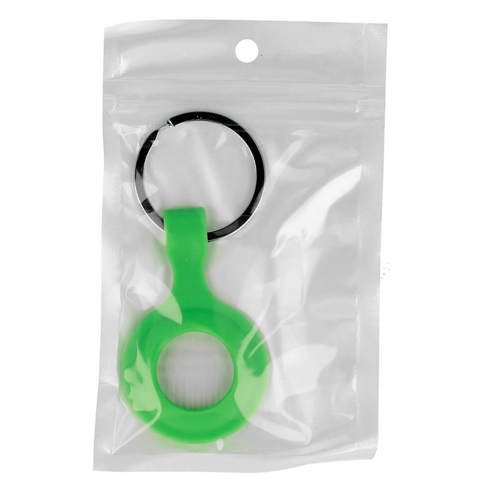 AirTag Keychain Silicone Green | Secure & Durable Holder - MIZO.at