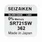 Seizaiken SEIKO 362 SR721SW Silberoxid Uhrbatterie - MIZO.at