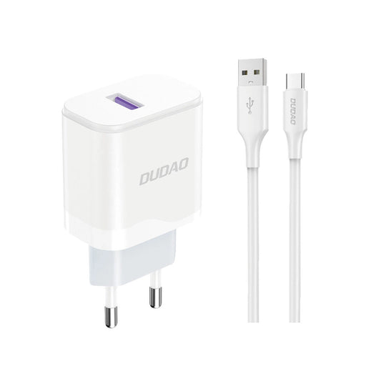 Dudao A20EU Wall Charger | Fast Charging with USB-A to USB-C - MIZO.at