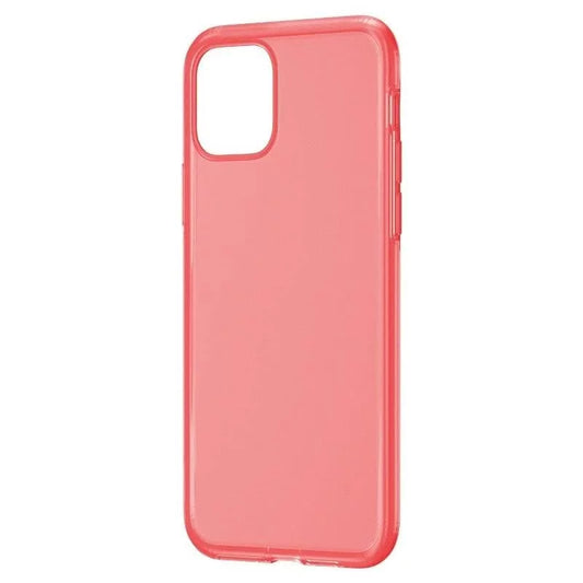 iPhone 11 Pro Case | Jelly Liquid Silica Gel (Transparent Red) - MIZO.at