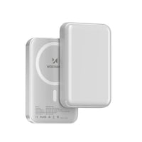 Wozinsky WRW349YWS Magnetic Powerbank 10000mAh White - MIZO.at
