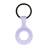 AirTag Keychain Silicone Purple | Secure & Durable Holder - MIZO.at