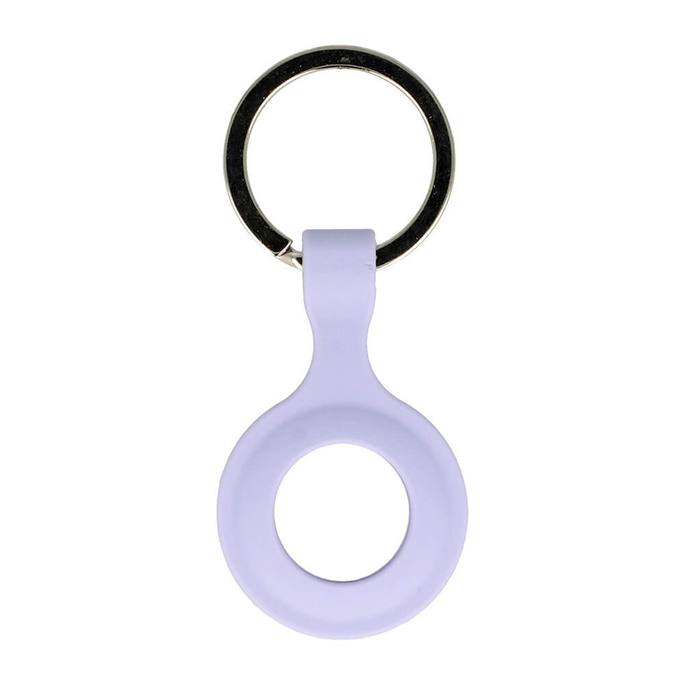 AirTag Keychain Silicone Purple | Secure & Durable Holder - MIZO.at