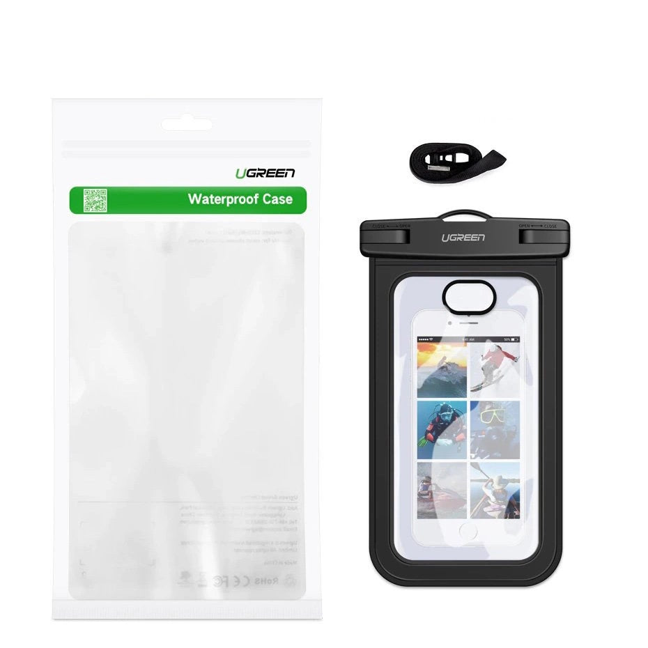 Ugreen LP186 Waterproof Case | IPX8 Protection, Touchscreen Use - MIZO.at