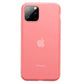 iPhone 11 Pro Case Jelly – Transparent Rot Flüssig-Silikon Elegant - MIZO.at