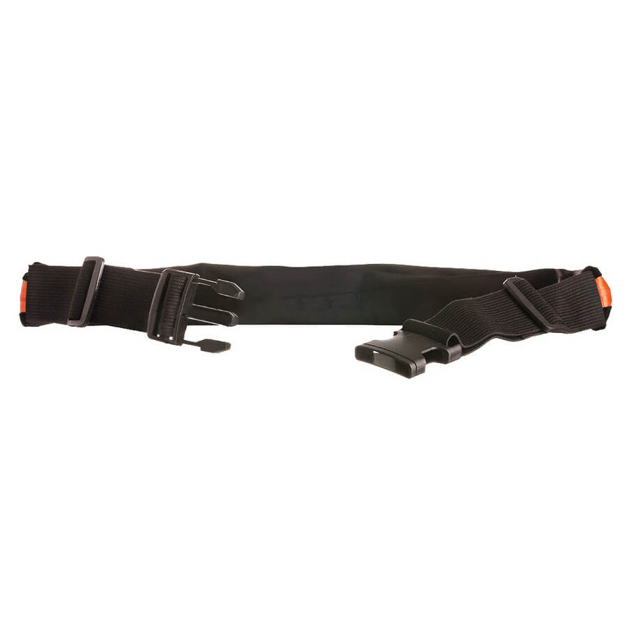 Running Belt Waist Bag | Waterproof Dual Pocket for Phone – Black - MIZO.at