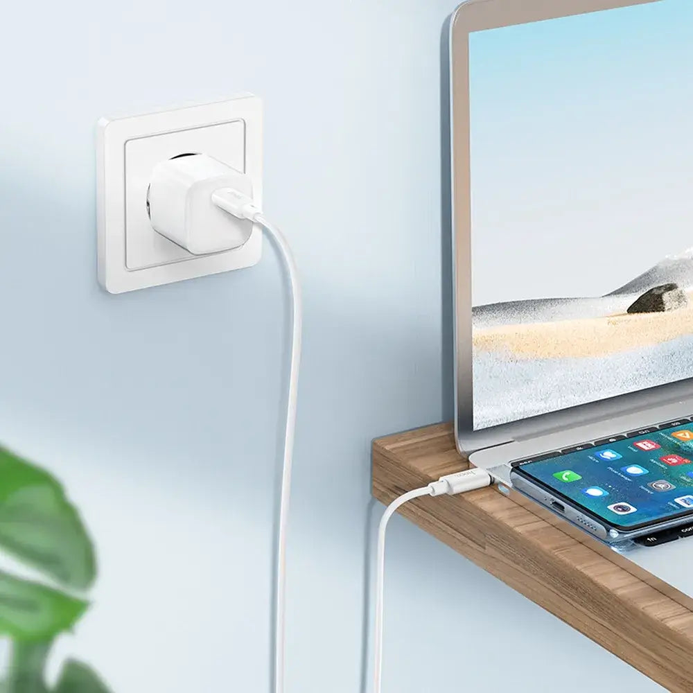 Hoco X88 USB-C zu USB-C Kabel 1m 60W 3A Weiß - MIZO.at