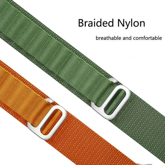 Apple Watch Armband Nylon Schwarz | 42/44/45/49 mm, Komfort & Haltbarkeit - MIZO.at