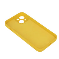 Silicone Case iPhone 15 Pro Max | Yellow Soft-Touch Cover - MIZO.at