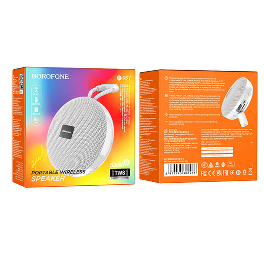 Wireless Bluetooth Speaker BR27 Dear | Grau, Kompakt & Klangstark - MIZO.at