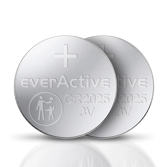 everActive CR2025 Lithium Batterien 5er Pack – 3,0V Knopfzellen - MIZO.at