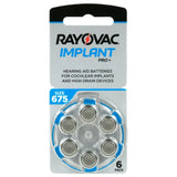6er Pack Rayovac Implant Pro+ 675 PR44 Hörgerätebatterien - MIZO.at