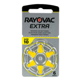 6er Pack Rayovac Extra 10 PR70 Hörgerätebatterien 1,45 V - MIZO.at