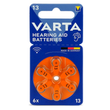 6er Pack Varta 13 Hörgerätebatterien PR48 – 1,45 V Zinc-Air - MIZO.at