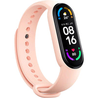 Xiaomi Mi Band 5/6/7 Light Pink Wristband | Adjustable & Skin-Friendly - MIZO.at
