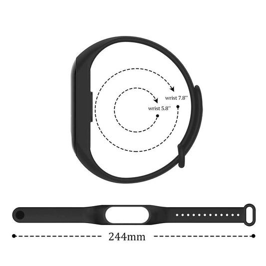 Xiaomi Mi Band 5/6/7 Armband | Hellrosa, Verstellbar & Hautfreundlich - MIZO.at