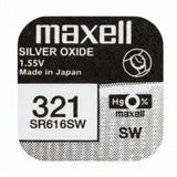 Maxell 321 SR616SW Silberoxid Uhrbatterie Made in Japan - MIZO.at
