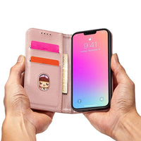 Samsung Galaxy S23 Magnet Card Case | Flip Wallet - Pink - MIZO.at