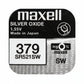 Maxell 379 SR521SW Silberoxid Uhrbatterie Made in Japan - MIZO.at