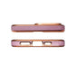 Lila iPhone 12 Pro Max Case – Goldrahmen Farbwechsel Schutzcover Premium - MIZO.at