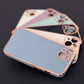 Lila iPhone 12 Pro Max Case – Goldrahmen Farbwechsel Schutzcover Premium - MIZO.at