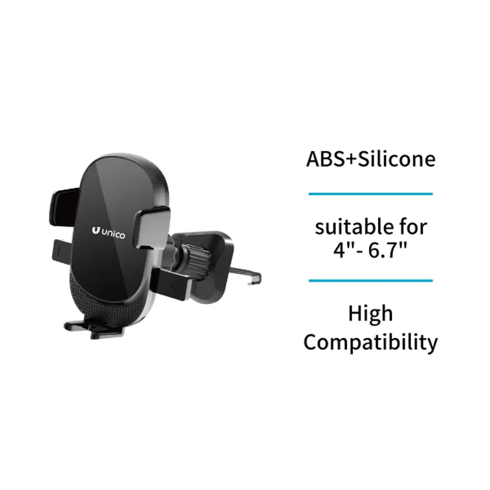 Unico BR1820 Kfz-Handyhalterung Lüftung – Klemmmechanismus Schwarz - MIZO.at