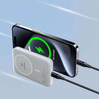 Wozinsky WRW349YWS Magnetic Powerbank 10000mAh White