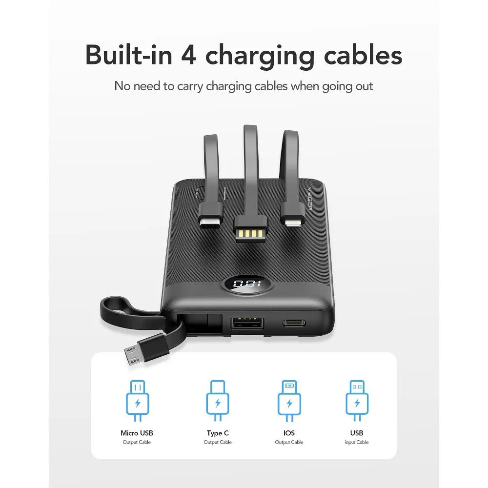 VEGER C10 Power Bank | 10000mAh Multi-Port Charging - MIZO.at