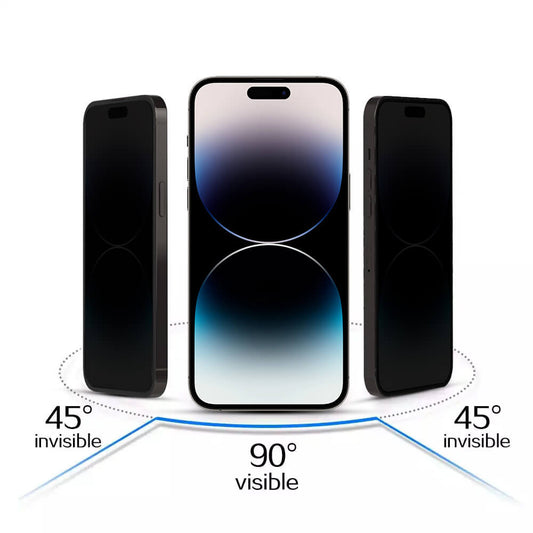 Tempered Privacy Glass iPhone 14 Pro Max | 9H Härte & Blickschutz - MIZO.at