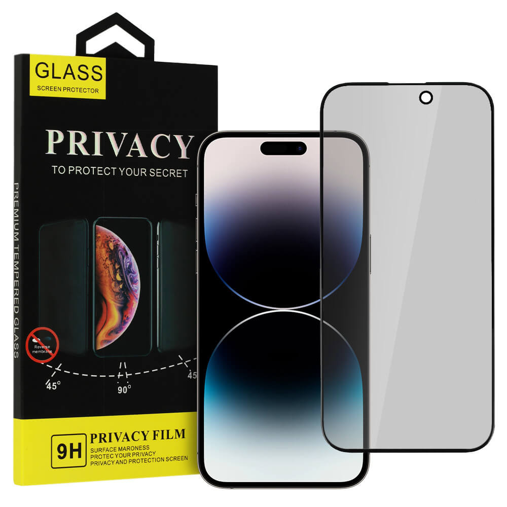 Tempered Privacy Glass for iPhone 15 Pro Max | 9H Protection - MIZO.at