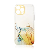 Orange Marmor iPhone 12 Pro Max Case – Transparent Gel Schutzcover Premium - MIZO.at