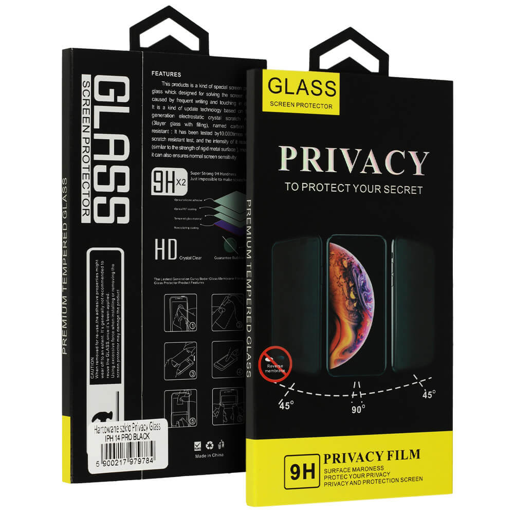 Tempered Privacy Glass for iPhone 15 Pro Max | 9H Protection - MIZO.at
