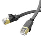 Hoco US07 10 m Cat6 Gigabit Ethernet Kabel – Flach Schwarz - MIZO.at