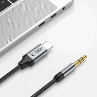 Tech-Protect UltraBoost USB-C to 3.5mm Audio Cable 1m – Black
