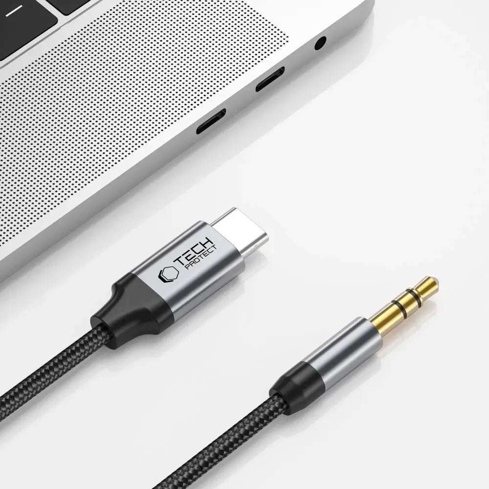 Tech-Protect UltraBoost USB-C to 3.5mm Audio Cable 1m – Black