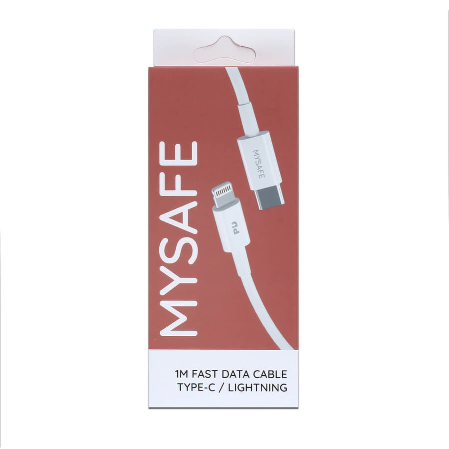 Mysafe CL18W USB-C to Lightning Cable | 18W PD Fast Charging - MIZO.at