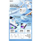 Remax 20W Schnellladegerät-Set | USB & USB-C Port inkl. USB-C Kabel Weiß - MIZO.at