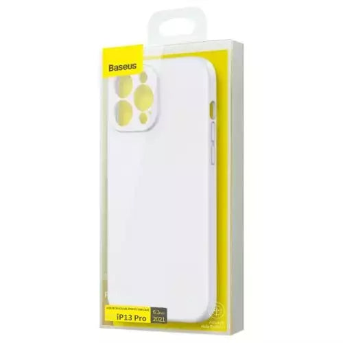 iPhone 13 Pro Case Liquid Silicone – Weiß Stoßfest Premium - MIZO.at