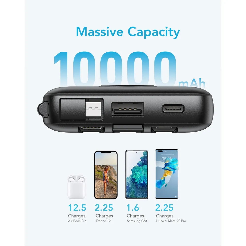VEGER C10 Power Bank | 10000mAh Multi-Port Charging - MIZO.at