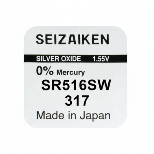 Seizaiken SEIKO 317 SR516SW Silberoxid Uhrbatterie - MIZO.at